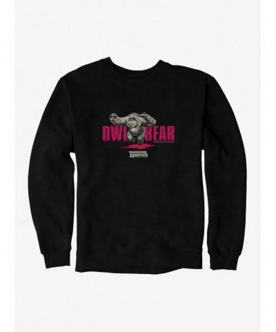 Limited-time Offer Dungeons & Dragons: Honor Among Thieves Owlbear Pose Sweatshirt $14.76 Sweatshirts