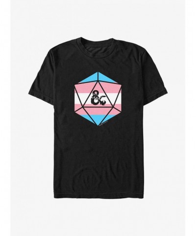 High Quality Dungeons & Dragons Transgender Pride Dice Pride T-Shirt $8.84 T-Shirts