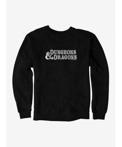 Sale Item Dungeons & Dragons Logo Dark Sweatshirt $18.45 Sweatshirts