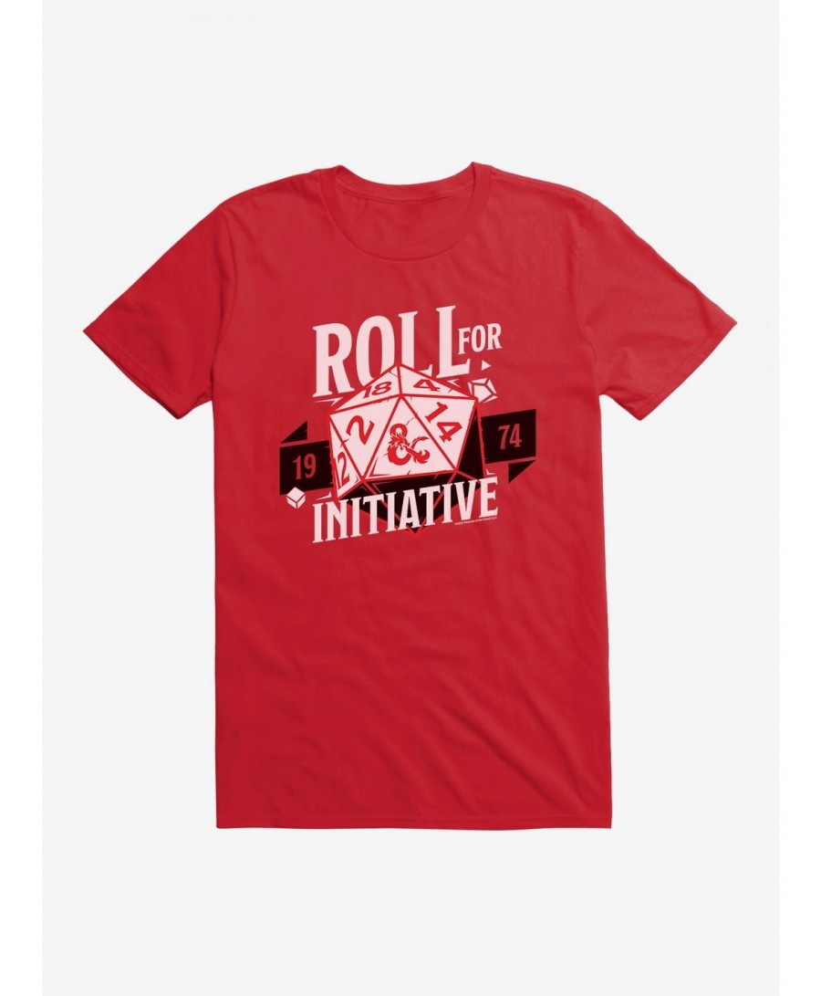 Pre-sale Dungeons & Dragons Roll For Initiative T-Shirt $9.56 T-Shirts