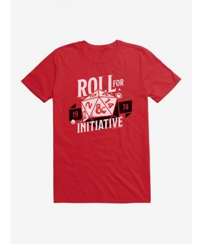 Pre-sale Dungeons & Dragons Roll For Initiative T-Shirt $9.56 T-Shirts