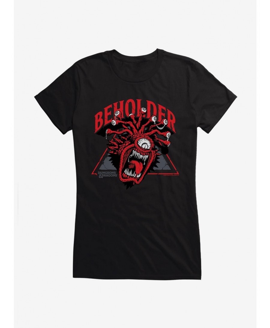 Value Item Dungeons & Dragons Beholder Triangle Girls T-Shirt $11.45 T-Shirts