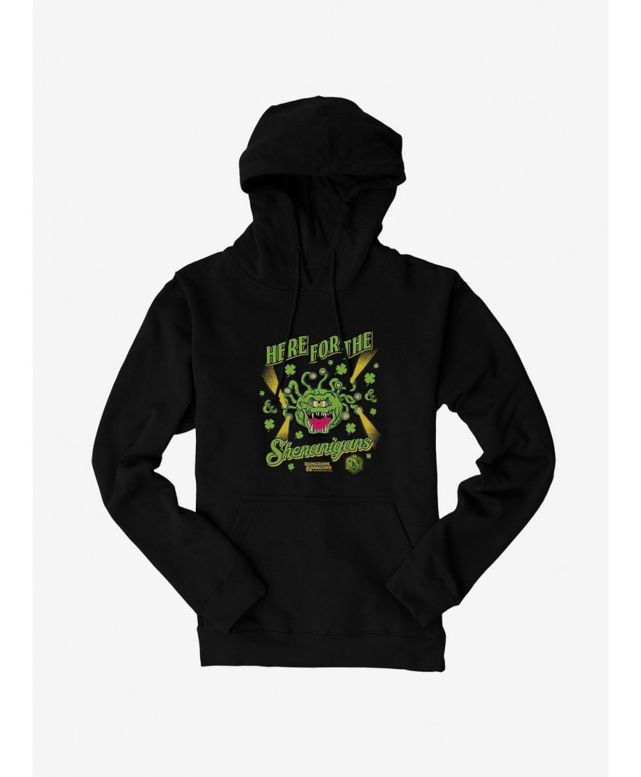 Unique Dungeons & Dragons Here For The Shenanigans Mimic Hoodie $18.86 Hoodies