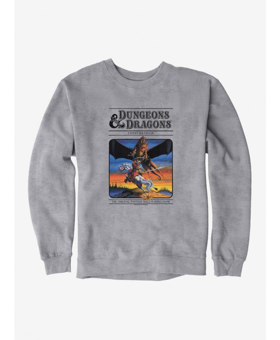 Fashion Dungeons & Dragons Vintage Expert Rulebook Sweatshirt $15.50 Sweatshirts