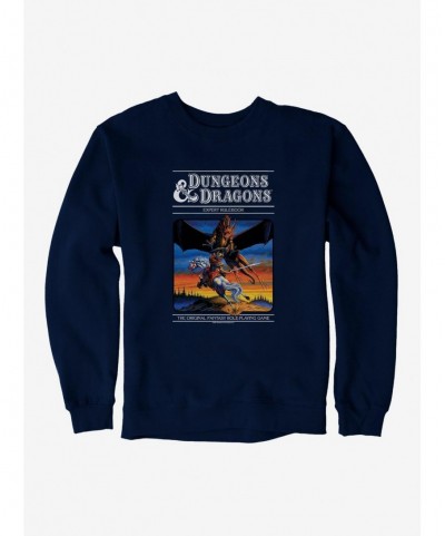 Fashion Dungeons & Dragons Vintage Expert Rulebook Sweatshirt $15.50 Sweatshirts