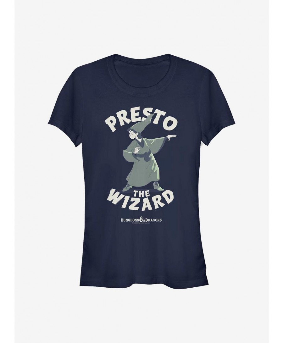 Flash Deal Dungeons & Dragons Presto Wizard Girls T-Shirt $9.21 T-Shirts