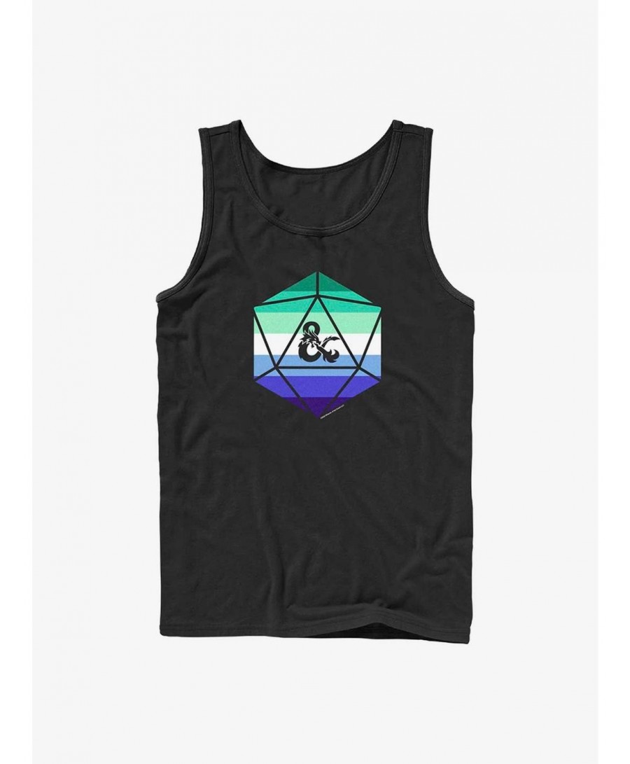 Pre-sale Dungeons & Dragons Gay Pride Dice Pride Tank $10.96 Tanks