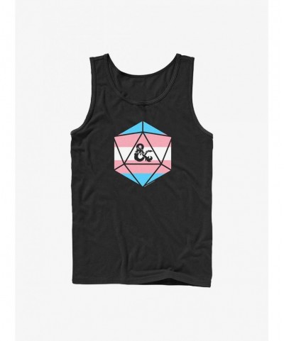 Unique Dungeons & Dragons Transgender Pride Dice Pride Tank $11.70 Tanks