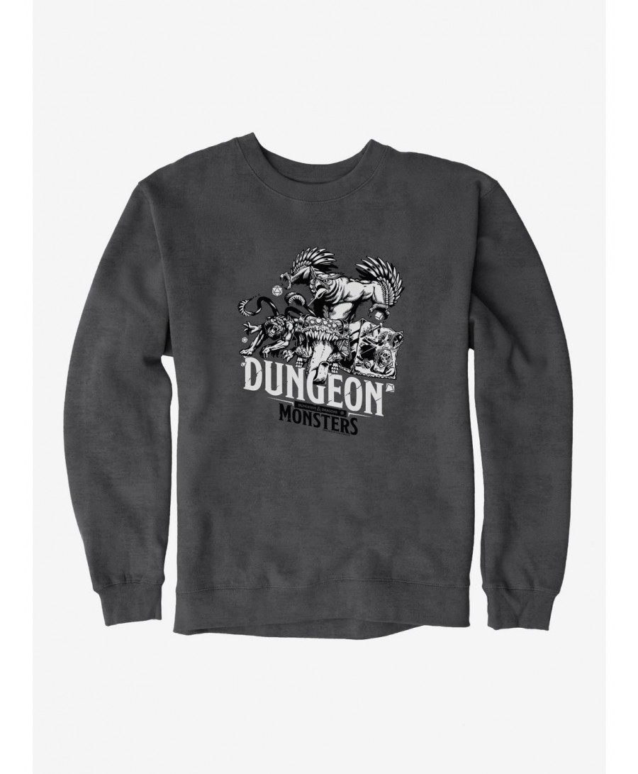 Best Deal Dungeons & Dragons Monsters Group Sweatshirt $15.50 Sweatshirts