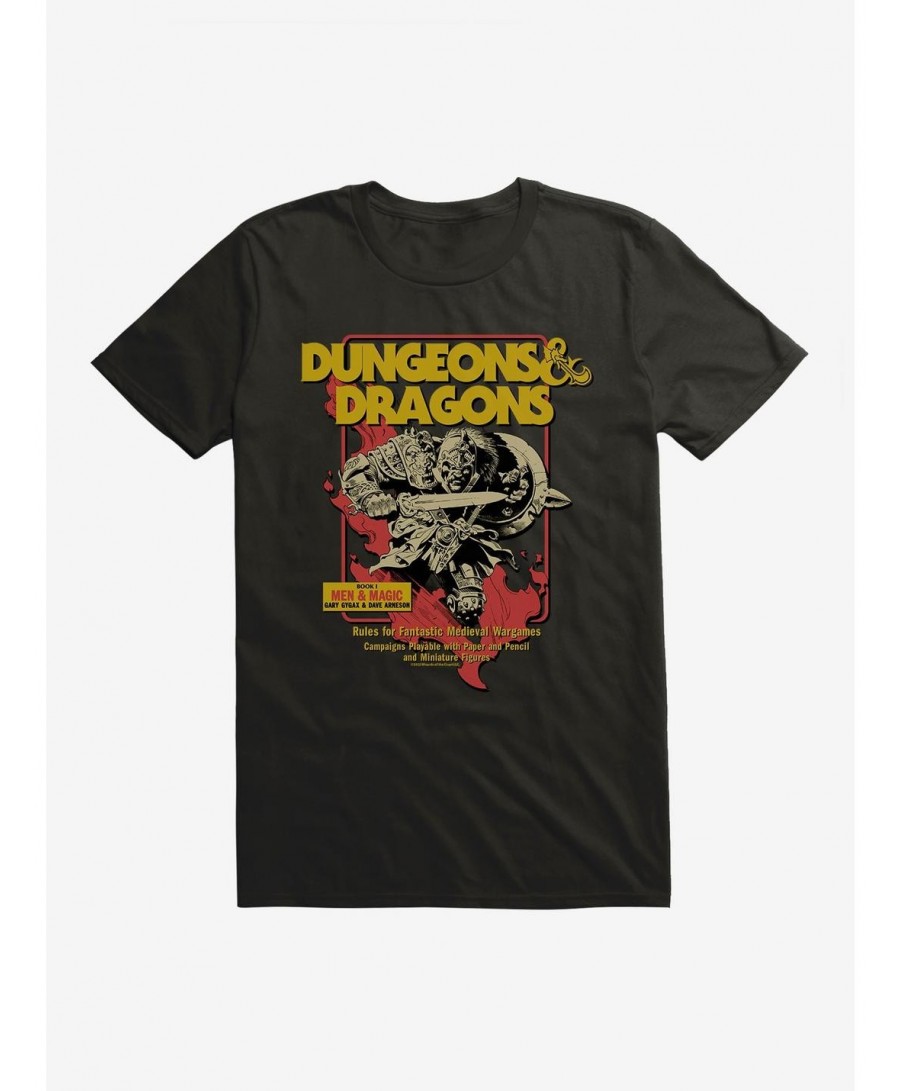 Sale Item Dungeons & Dragons Book I Men & Magic T-Shirt $7.17 T-Shirts