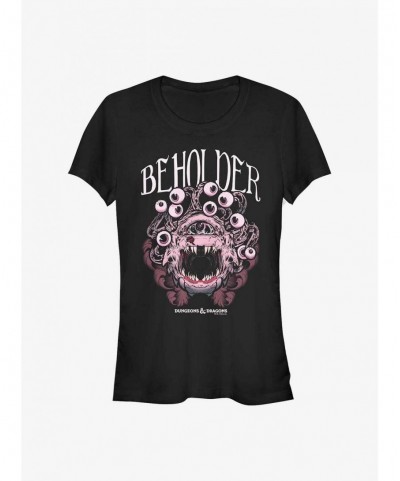 Low Price Dungeons And Dragons Beholder Monster Icon Girls T-Shirt $8.22 T-Shirts