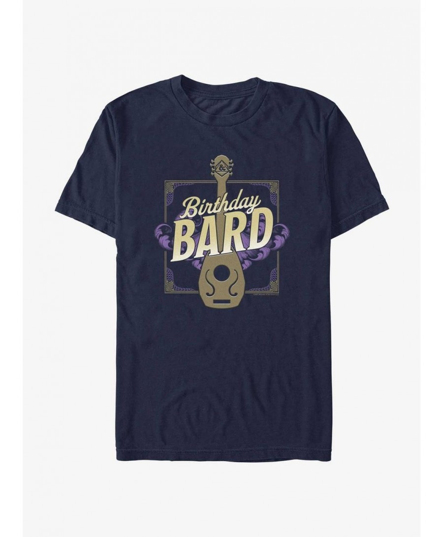 Cheap Sale Dungeons & Dragons Birthday Bard T-Shirt $7.89 T-Shirts