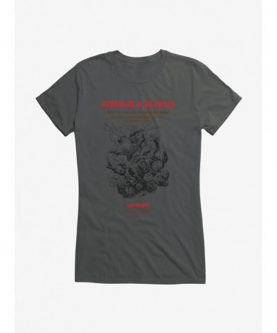 Flash Sale Dungeons & Dragons White Box Greyhawk Girls T-Shirt $7.97 T-Shirts