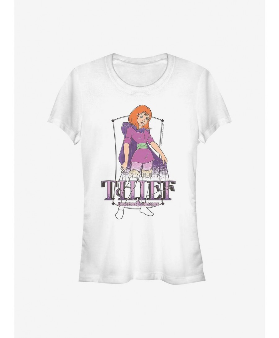 Huge Discount Dungeons & Dragons Thief Purple Girls T-Shirt $9.21 T-Shirts