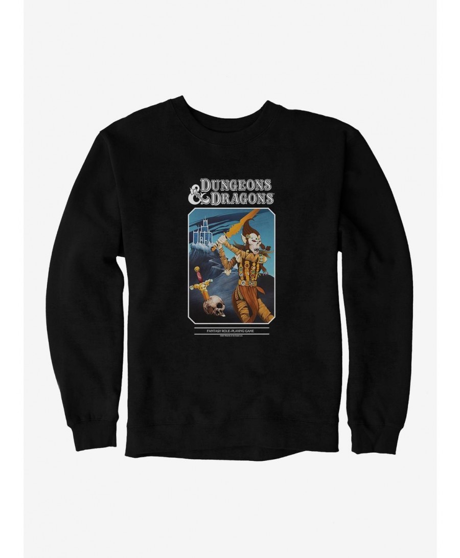 Cheap Sale Dungeons & Dragons Vintage Attack or Flee Sweatshirt $14.02 Sweatshirts