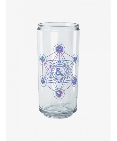 Sale Item Dungeons & Dragons 6 Die Geometric Logo Can Cup $7.95 Cups