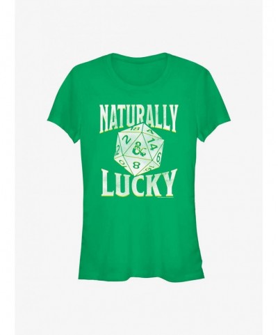 Wholesale Dungeons & Dragons Naturally Lucky Girls T-Shirt $12.20 T-Shirts