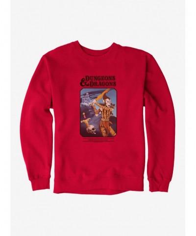 Cheap Sale Dungeons & Dragons Vintage Attack or Flee Sweatshirt $14.02 Sweatshirts