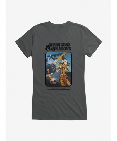 Sale Item Dungeons & Dragons Vintage Attack or Flee Girls T-Shirt $11.21 T-Shirts