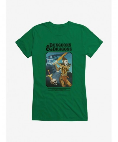 Sale Item Dungeons & Dragons Vintage Attack or Flee Girls T-Shirt $11.21 T-Shirts