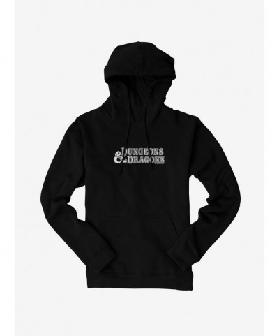 Cheap Sale Dungeons & Dragons Logo Dark Hoodie $20.65 Hoodies