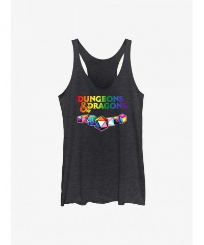 Big Sale Dungeons & Dragons Pride Dice Pride Tank $7.77 Tanks