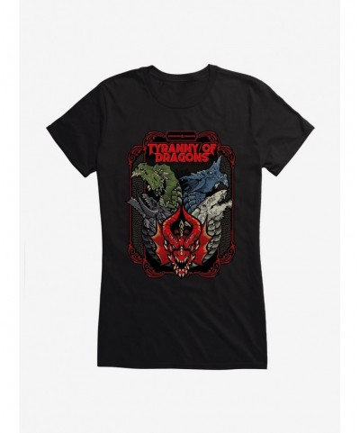 Pre-sale Dungeons & Dragons Tyranny Of Dragons Girls T-Shirt $8.47 T-Shirts