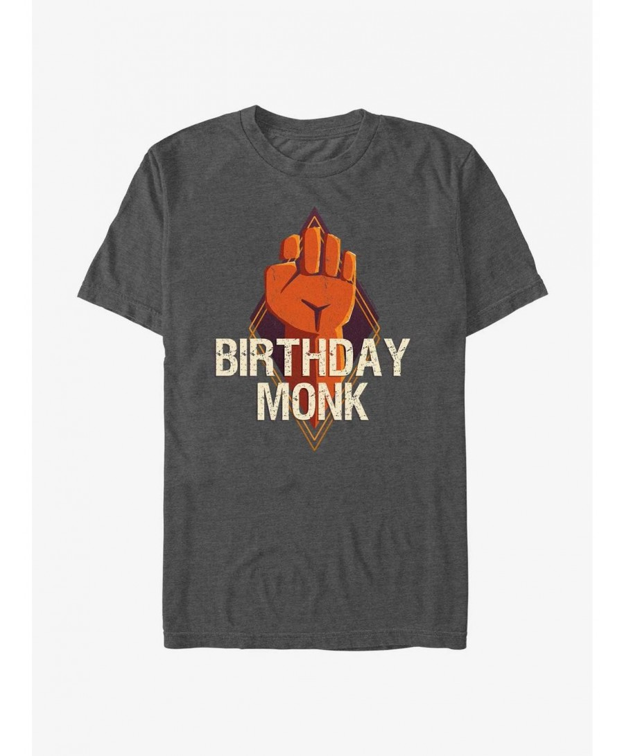 Sale Item Dungeons & Dragons Birthday Monk T-Shirt $9.56 T-Shirts