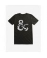 Low Price Dungeons & Dragons Chrome Ampersand T-Shirt $7.17 T-Shirts