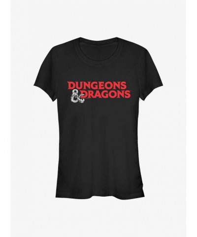 Value for Money Dungeons And Dragons Rendered Logo Girls T-Shirt $9.96 T-Shirts